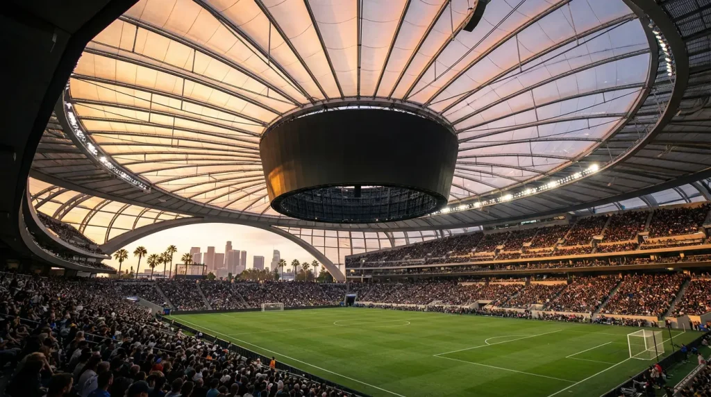 SoFi Stadium w Inglewood, Los Angeles — nowoczesny stadion Mistrzostw Świata 2026